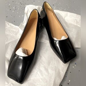 Brand new calf leather ballerina shoes